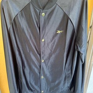 Reebok Men's Black Varsity Jacket. New
